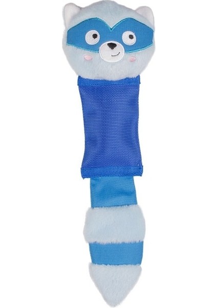 Sesli Rakun Isırma Yastığı Köpek Oyuncağı 42 cm