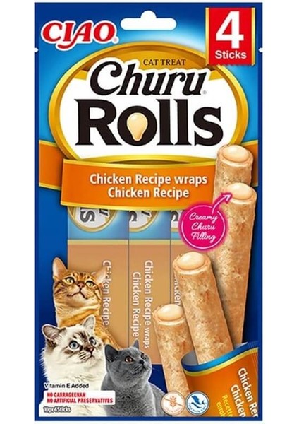 Sticks Tavuk Sargılı Kedi Ödülü 4 x 10 Gr