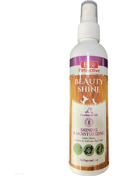 Pet Active Beauty Shine Tüy Parlatıcı Kedi ve Köpek Spreyi 100ml