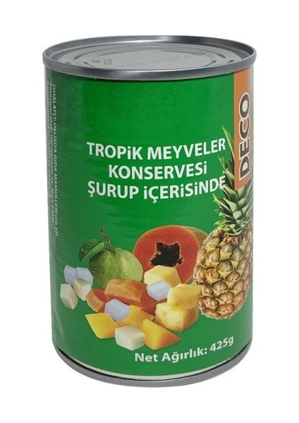 Tropik Meyveler Konservesi Şurup İçerisinde 250 gr