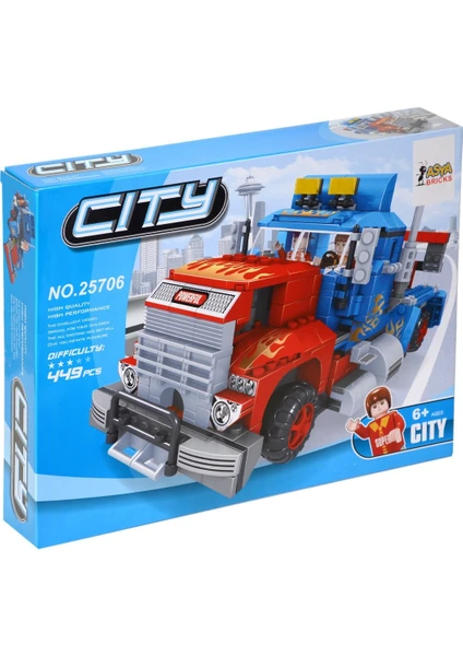 Bricks City Set / 449 Parça