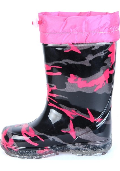 PF-580 Syh-Fuşya Kürklü Kız Çocuk Çizme Bot Ayakkabı fiyatları