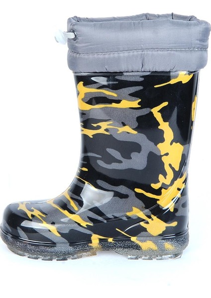 PF-580 Syh-Sarı Kürklü Erkek Çocuk Çizme Bot Ayakkabı fiyatları