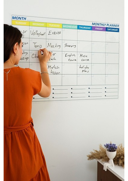 İngilizce Aylık Planı Akıllı Kağıt( Silgili Kalem Hediye) fiyatları