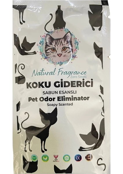 Natural Fragrance Kedi Kumu Koku Giderici Sabunlu 25gr