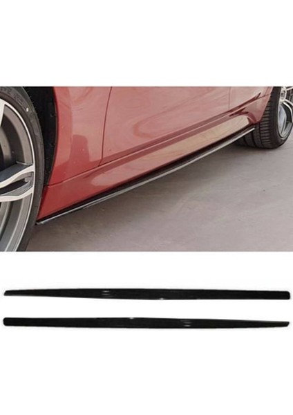 Fiat Tipo 1993-2002 Düz Yan Marşpiyel Eki Ve 2 Parça Lip Siyah Ön Tampon Eki Set