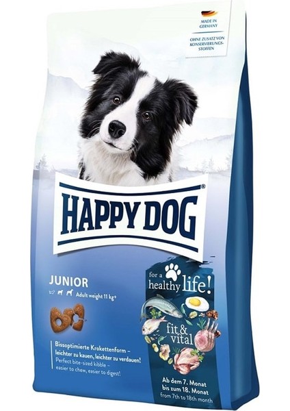 Happy Dog Fit & Vital Junior Yavru Köpek Maması 10 kg