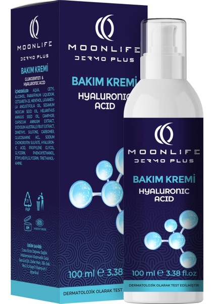 Moon Life Glucosamine Bakım Krem (Hyaluronıc Acıd)100 ml