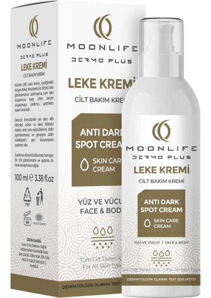 Moon Life Leke Kremi ( Yüz ve Vücut )100 ml