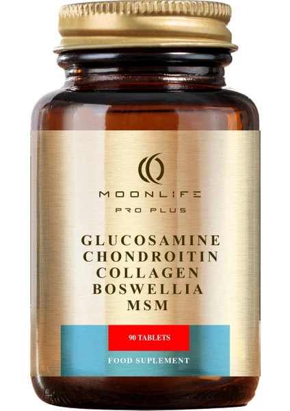 Moon Life Glucosamine Chondroitin Collagen Boswella MSM 90 Tablet