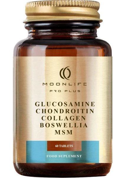 Moon Life Glucosamine Chondroitin Collagen Boswella MSM 60 Tablet