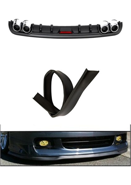 Fiat / Tofaş Uno Siyah Universal Difüzör 7 Cm Ez Lip Set