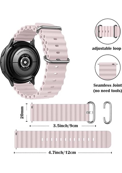Xiaomi Redmi Watch 5 Active/Lite Haylou Solar LS05 Kordon Ocean Silikon Kordon 22mm fırsatları