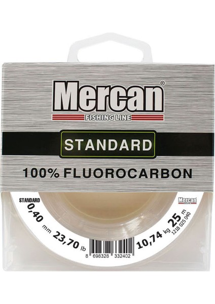 %100 Fluorocarbon Standart 25 M Makara Misina