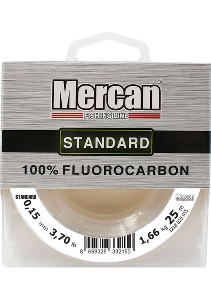 %100 Fluorocarbon Standart 25 M Makara Misina