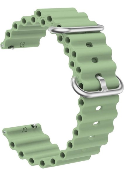 Amazfit Pace 1-2 Gtr Gtr 2 2e Lite 47MM Kordon Ocean Silikon Kordon 22MM