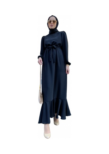 Krep Elbise Siyah indirimleri