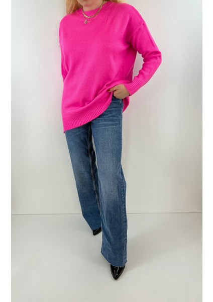Şeker Pembe Oversize Yumoş Kazak fırsatları