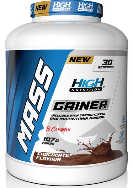 Nutrition Mass Gainer 3600 gr Çikolata Aromalı Karbonhidrat Tozu