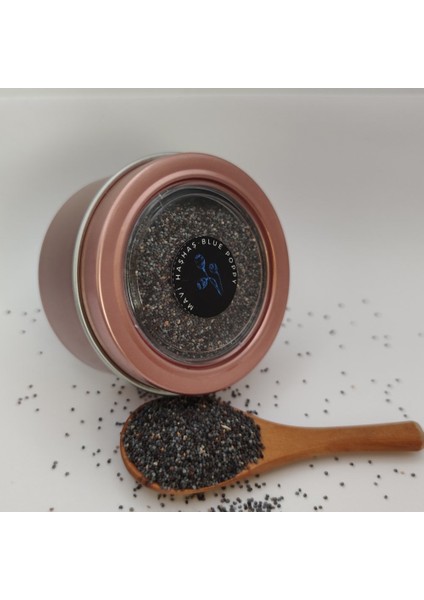 Mavi Haşhaş 60 gr Özel Mıknatıslı Baharat Kutusunda