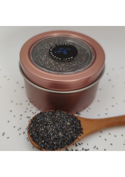 Mavi Haşhaş 60 gr Özel Mıknatıslı Baharat Kutusunda