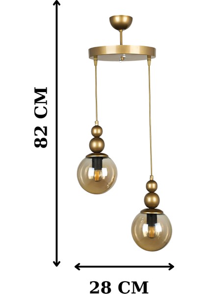 Holla 2'li Özel Tasarım Sarkıt Avize - Oturma Odası - Salon - Mutfak - Ofis fiyatları