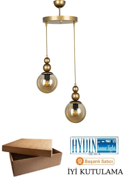 Holla 2'li Özel Tasarım Sarkıt Avize - Oturma Odası - Salon - Mutfak - Ofis modelleri