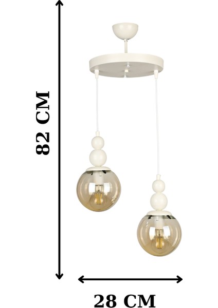 Holla 2'li Özel Tasarım Sarkıt Avize - Oturma Odası - Salon - Mutfak - Ofis fiyatları