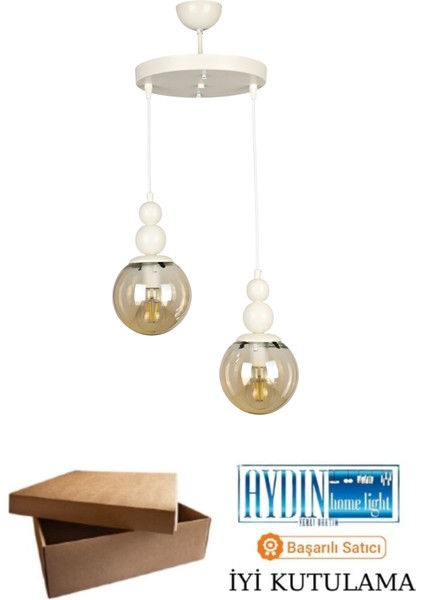 Holla 2'li Özel Tasarım Sarkıt Avize - Oturma Odası - Salon - Mutfak - Ofis modelleri