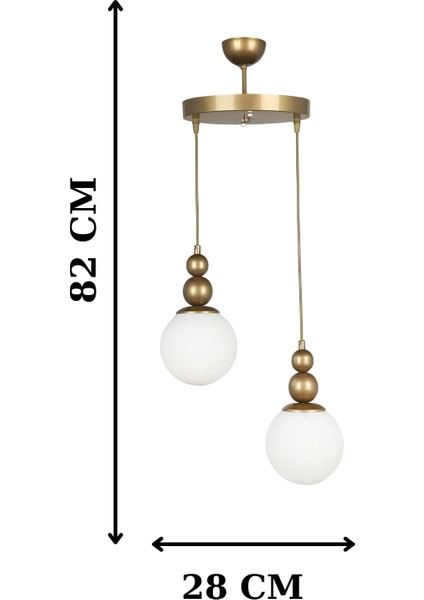 Holla 2'li Özel Tasarım Sarkıt Avize - Oturma Odası - Salon - Mutfak - Ofis fiyatları