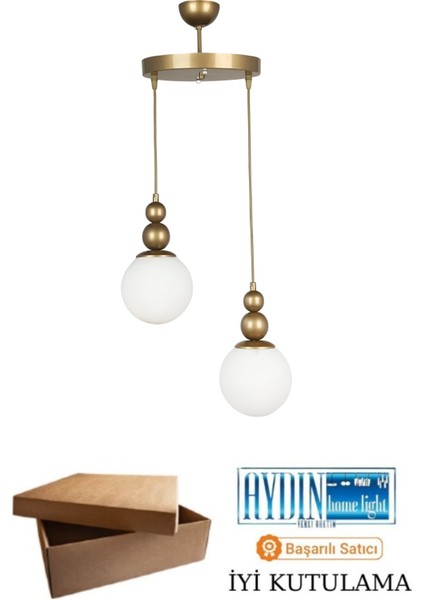 Holla 2'li Özel Tasarım Sarkıt Avize - Oturma Odası - Salon - Mutfak - Ofis modelleri