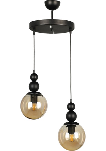 Holla 2'li Özel Tasarım Sarkıt Avize - Oturma Odası - Salon - Mutfak - Ofis