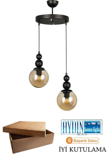 Holla 2'li Özel Tasarım Sarkıt Avize - Oturma Odası - Salon - Mutfak - Ofis modelleri