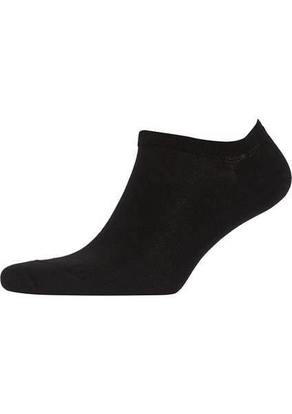 8'li Unisex Siyah ve Gri Sneaker Çorap