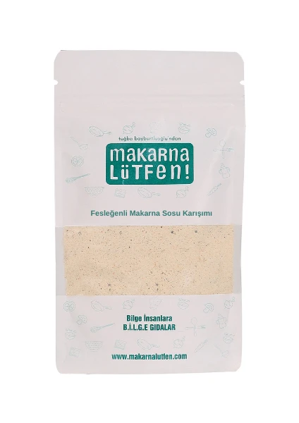 Makarna Lütfen Fesleğenli Makarna Sosu Karışımı (Katkısız - 60  gr)