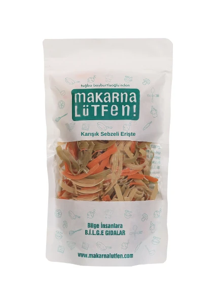 Makarna Lütfen Sebzeli Erişte 200 gr