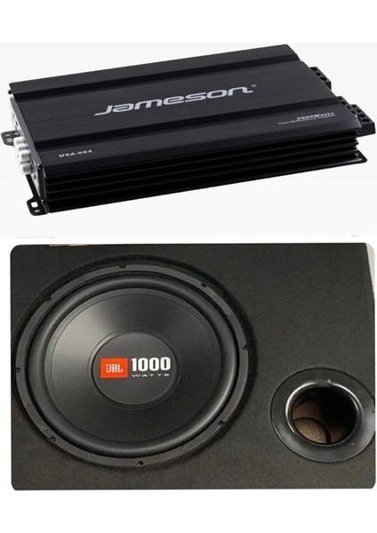 Jbl Set 30 cm Kabinli Bass 1000 WATT+USA-664 3000WATT Bass Controllü