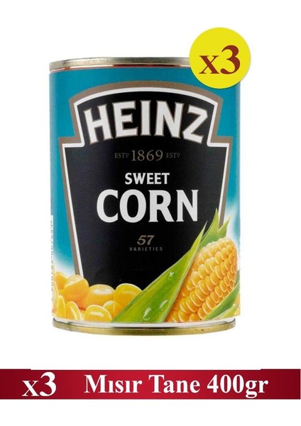 Mısır Tane 400 gr x 3 Ad - Heinz