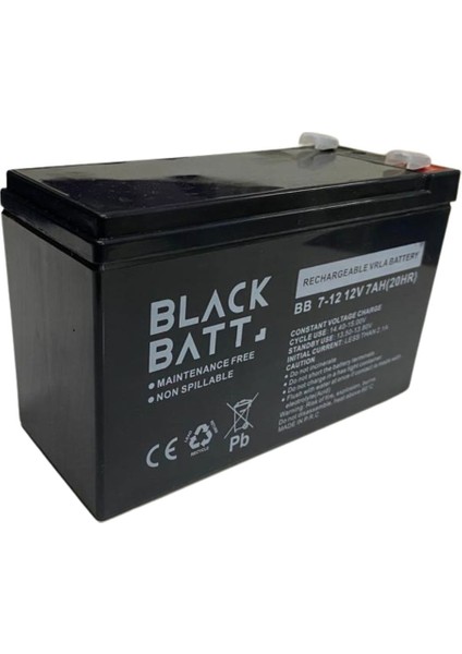 12V 7AH Ups Aküsü