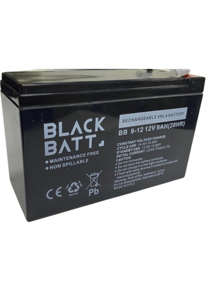 12V 9AH Ups Aküsü