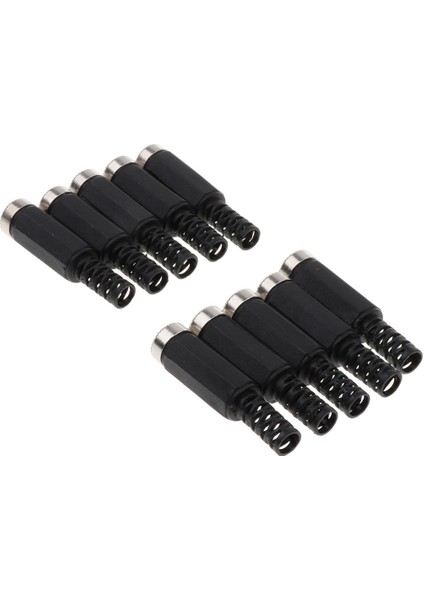 10 Adet Dc Soket Kaynak Soket Adaptör Fişi 5.5x2.5 mm. (Yurt Dışından)