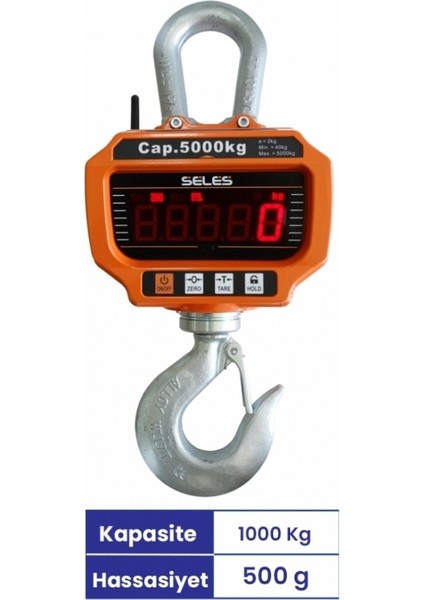 Ocs T 1000 kg Çengel Baskül