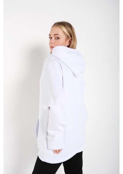 Kadın Can Ayı Baskılı Oversize Sweatshirt indirimleri