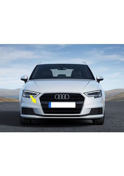 Audi A3 Hb Hatchback 2017-2020 Ön Tampon Çeki Çekme Demiri Kapağı 8V3807241B fiyatları