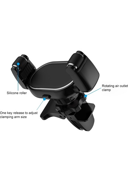 V015 Araba Hava Çıkış Cep Telefonu Tutucu (Yurt Dışından) fiyatları