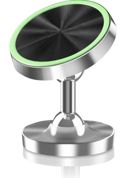 3 Adet Araba Telefonu Tutucu Alaşım Manyetik Evrensel Çift Top Dönen Araba Telefonu Tutucu Aydınlık (Yurt Dışından)