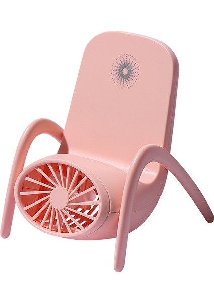 Cep Telefonu Tutucu Küçük Fan USB Solunum Işık Mini Masaüstü Fan Tutucu ile Şarj (Yurt Dışından)