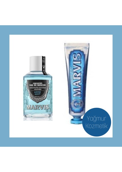 Aquatic Mint Diş Macunu 85mlanasonlu Ağız Gargarası 120ml