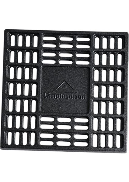 Kare Izgara Ateş Çukuru Karbon Tahtası Sobası Patio Bahçe Pikniği Için Yemek 25X25X1.5CM