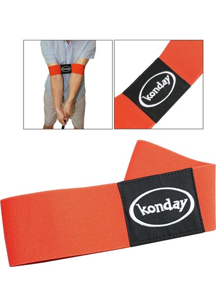 Elastik Golf Salıncak Eğitim Yardım Kol Bandı Duruş Hareket Golf Düzeltme Kemer Turuncu fırsatları